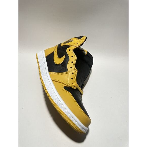 2021 Nike Air Jordan 1 Retro High OG Pollen White Black SZ US 7 ( 555088-701 ) - Picture 2 of 5